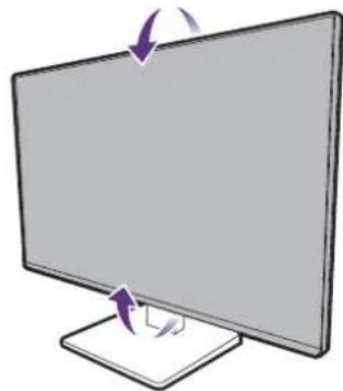 BENQ GW2491 - Fixez la base du moniteur et le pied du moniteur. - 8