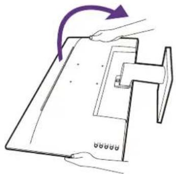 BENQ GW2491 - Fixez la base du moniteur et le pied du moniteur. - 6