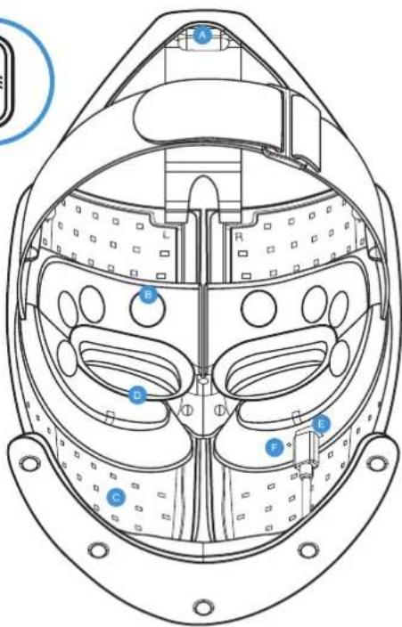 THERABODY TheraFace Mask - Encendido y apagado del dispositivo TheraFace Mask. - 1