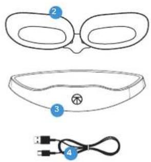 THERABODY TheraFace Mask - Contenido de la caja: - 2