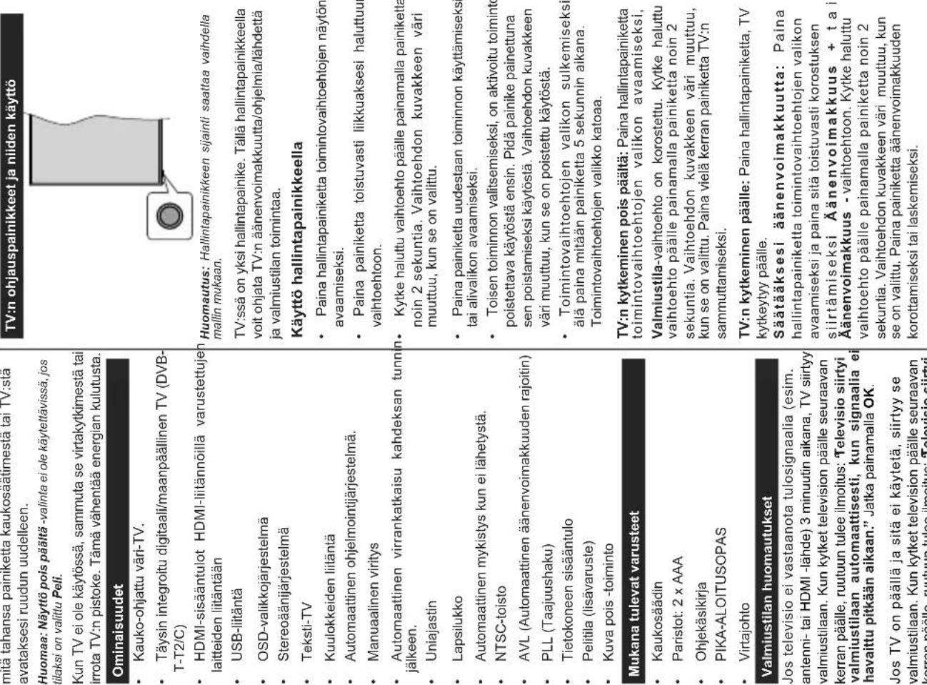 Luxor LFHD40S - VAROITUS - 1