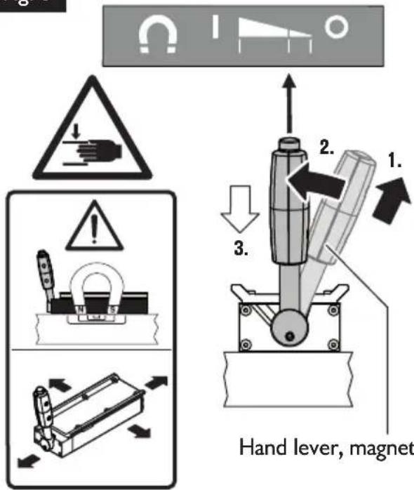 Fein VersaMAG - For switching the magnet ON (figure 3). - 1