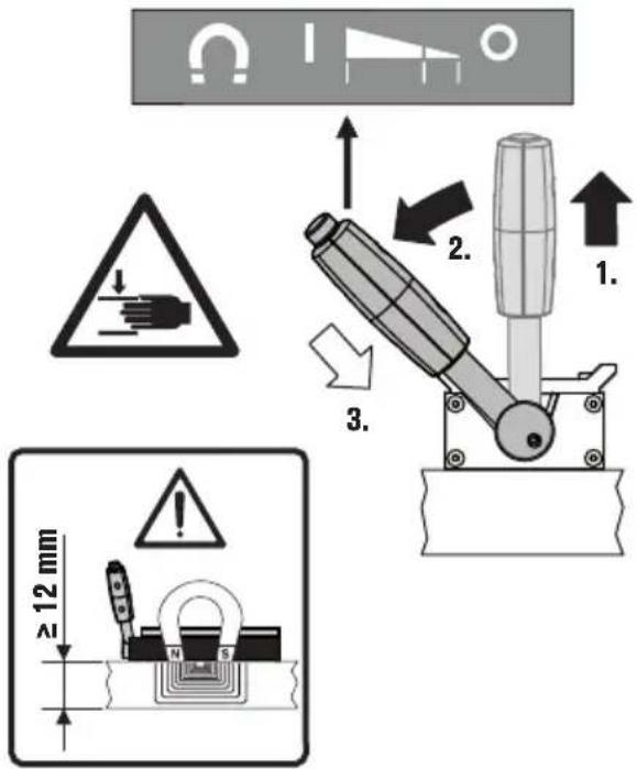 Fein VersaMAG - For switching the magnet ON (figure 3). - 2