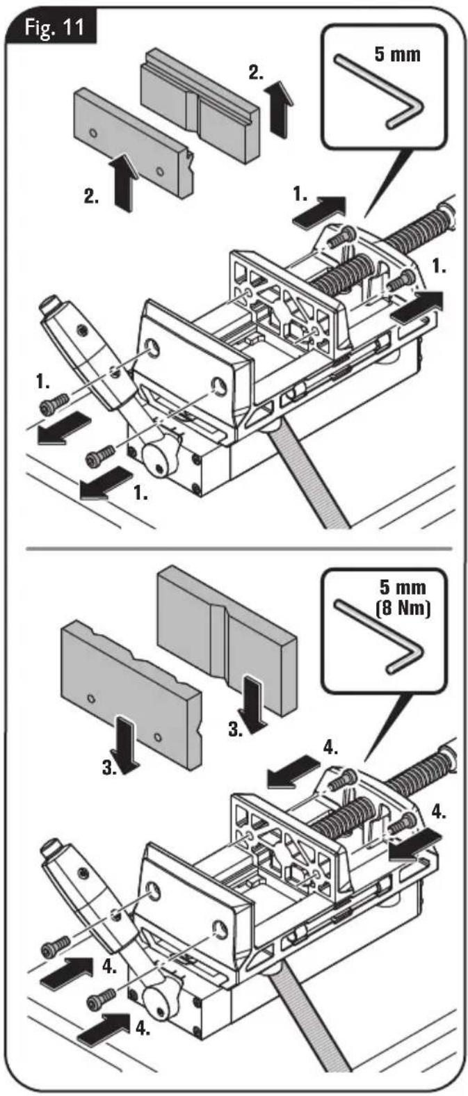 Fig. 11 5 mm 1. 2. 3. 4. 5 mm (8 Nm) 4. 4. 4.