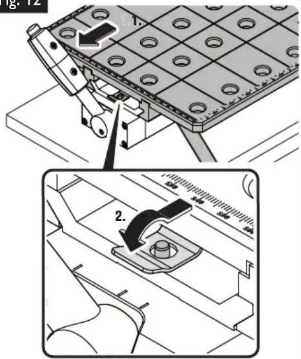 Fein VersaMAG - Mounting the welding plate (figure 12). - 1