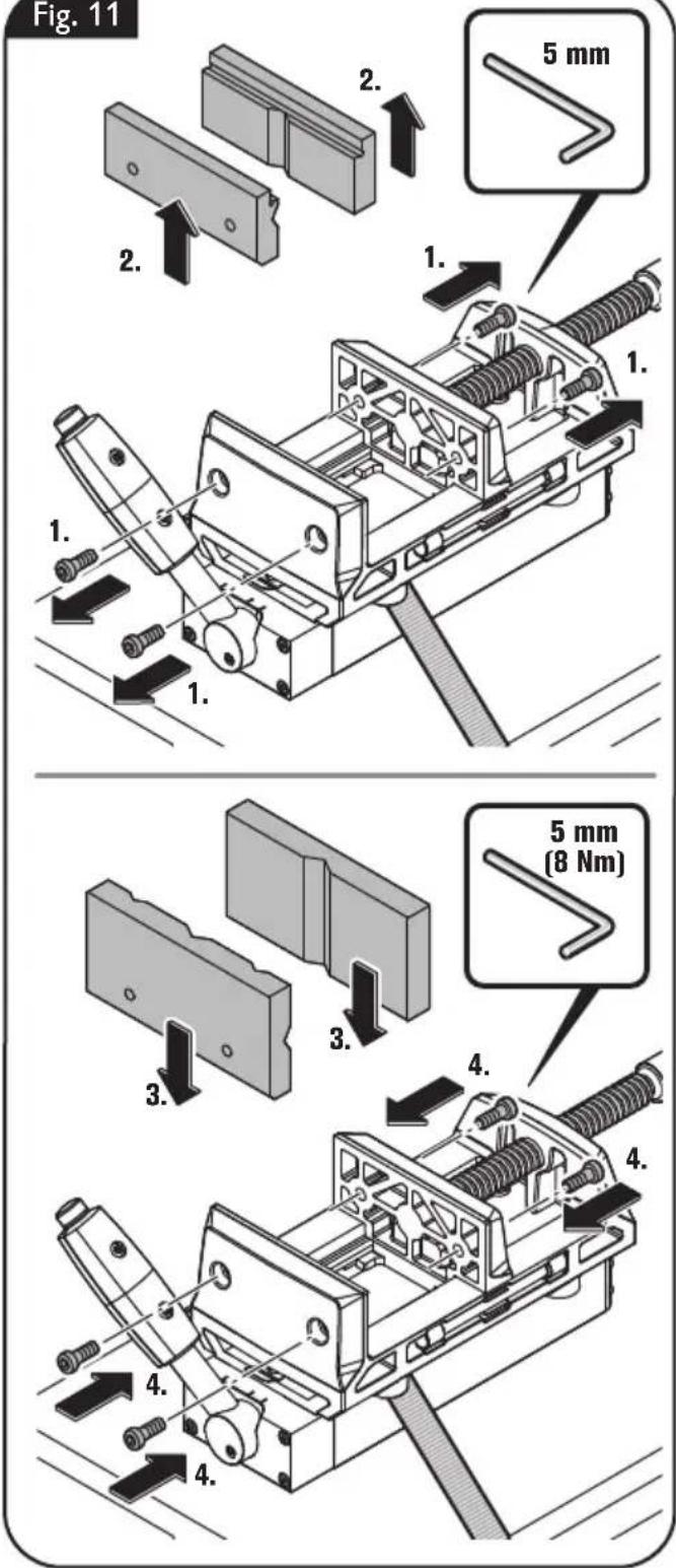 Fig. 11 2. 2. 1. 1. 1. 3. 4. 4. 4. 4. 5 mm 5 mm (8 Nm)