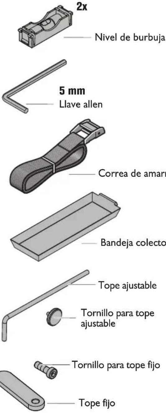 Fein VersaMAG - Accesorios incluidos en el suministro (Figura 17). - 2