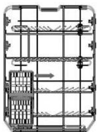 WHIRLPOOL WH3ID10BS7SA0 - CUTLERY BASKET - 2