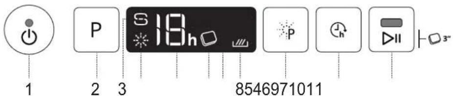 WHIRLPOOL WH3ID10BS7SA0 - PANNEAU DE COMMANDE - 1
