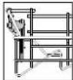 WHIRLPOOL WH3ID10BS7SA0 - VIPBARE HYLDER MED JUSTERBAR POSITION - 2