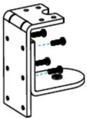 StarTech.com 1MP1ACGMONITORARM - Ajuster la Pince de Bureau pour Différentes Épaisseurs de Bureau (en Option) - 1