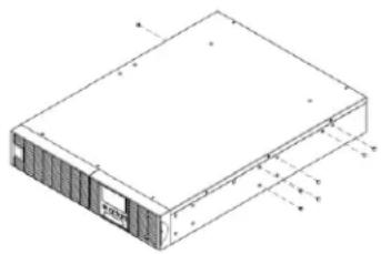 Middle Atlantic UPSOLEBPR1 - Rackmount Installation - 1