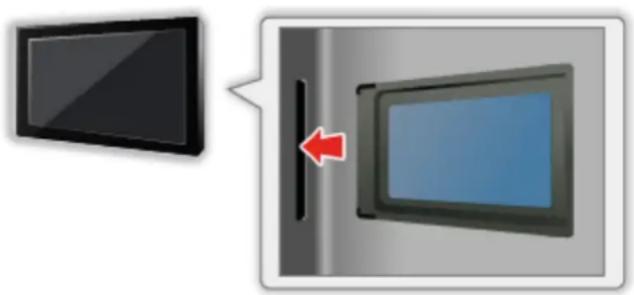 PANASONIC TV55Z95AEG - Comment inseder le module IC et la carte a puce - 1
