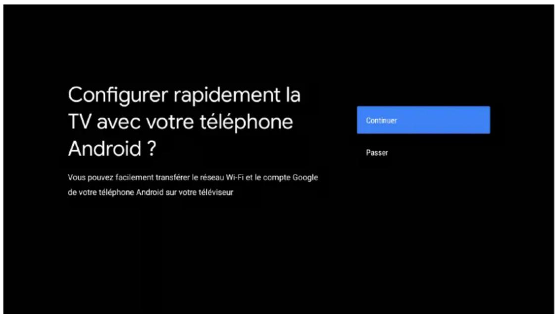 THOMSON 32HA4M44 - Connexion au compte Google - 1