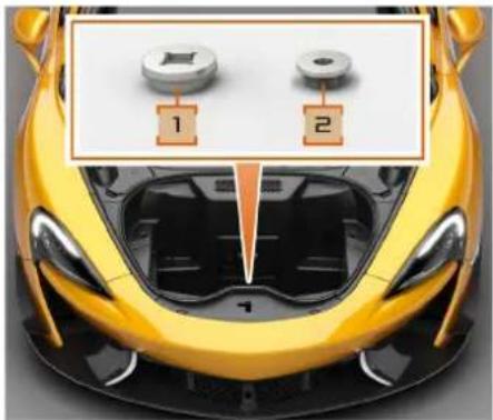 McLaren 620R (2020) - Outils de serrage des écrous de roue - 1