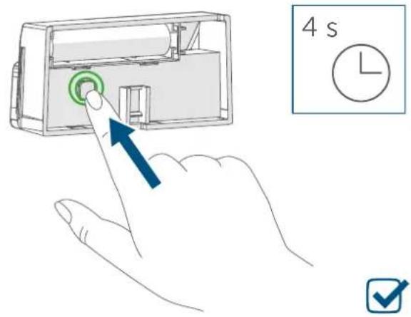 Homematic IP HmIPDBB - Restablecimiento de la configuración de fábrica - 3