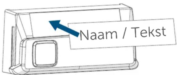Homematic IP HmIPDBB - Label aanbrengen/vervangen - 1