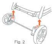 Baby Trend Passport Switch 6in1 - REAR WHEELS - 1