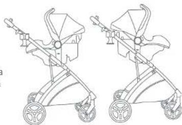 Baby Trend Passport Switch 6in1 - ADVERTENCIA: Evite una lesión grave por caídas o resbalones, siempre use el arnés de la Sillita para el automóvil. - 4