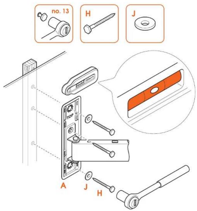 VOGELS TVM 3665 - Étape 2 : Fixer le support mural au mur - 11