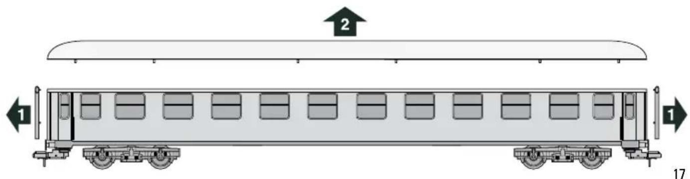 Märklin 58043 - Modification de la platine d'éclairage - 1
