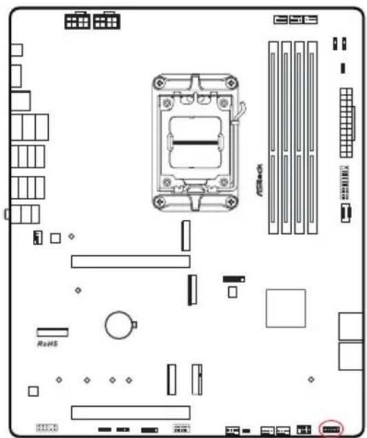 ASROCK B850 ProA WiFi - Embases et connecteurs de la carte mère - 2