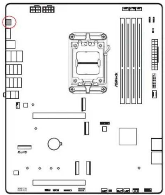 ASROCK B850 ProA WiFi - Boutons intelligents - 1
