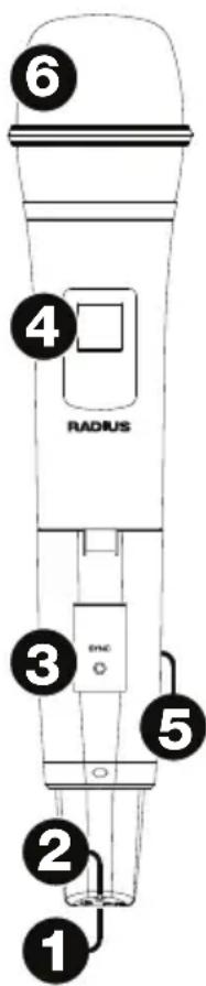 ALTO Radius 200L - Condensator microfoon/zender (Radius 200) - 1