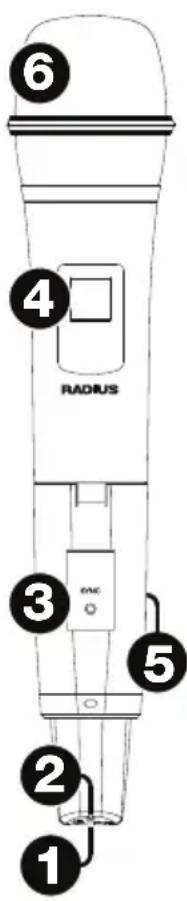 ALTO Radius 200L - Transmisor de micrófono condensador (Radius 200) - 1