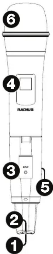 ALTO Radius 200L - Condenser Microphone Transmitter (Radius 200) - 1