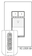 INTERMATIC RCLRSRWH - télécommande - 2