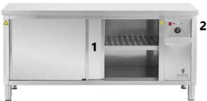Royal Catering RCWC70140 - Descrizione del dispositorio - 1