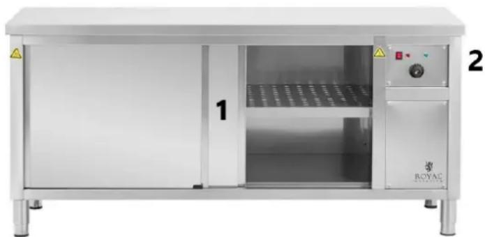 Royal Catering RCWC70140 - Beschreibung des Geräts - 1