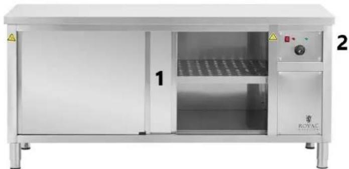 Royal Catering RCWC70140 - Device description - 1