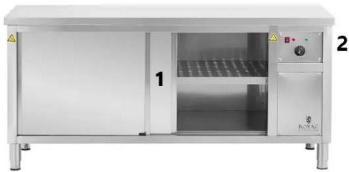 Royal Catering RCWC70140 - Opis naprave - 1