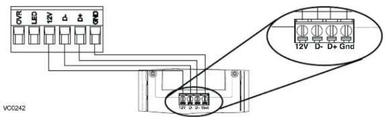 vänEE V130E65RS - ELECTRICAL CONNECTION TO ADVANCED OPTIONAL MAIN WALL CONTROL - 1