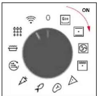 ROSIERES RO6S3B3YTB - SWITCHING ON/OFF THE OVEN - 1