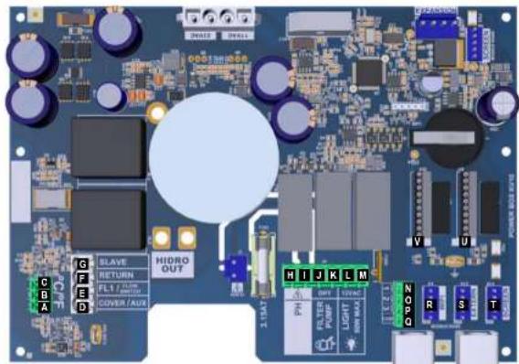 HAYWARD AquaRite Flo Advanced NG - 3c. Conexión de la placá electrónica - 2