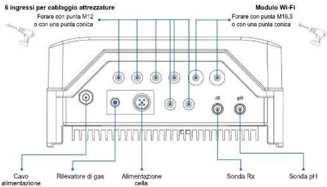HAYWARD AquaRite Flo Advanced NG - 3d. Cablaggio del pannello - 1