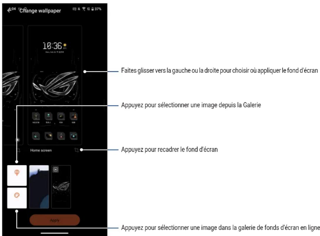 ASUS ROG Phone 9 - Appliqueur un fond d'écran - 1