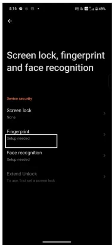 ASUS ROG Phone 9 - Configurer le déverrouillage par reconnaissance faciale à partir du menu des paramètres - 2