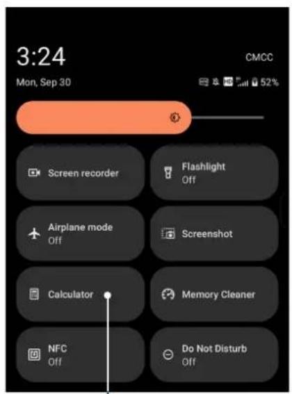 ASUS ROG Phone 9 - Lancer la calculatrice - 1