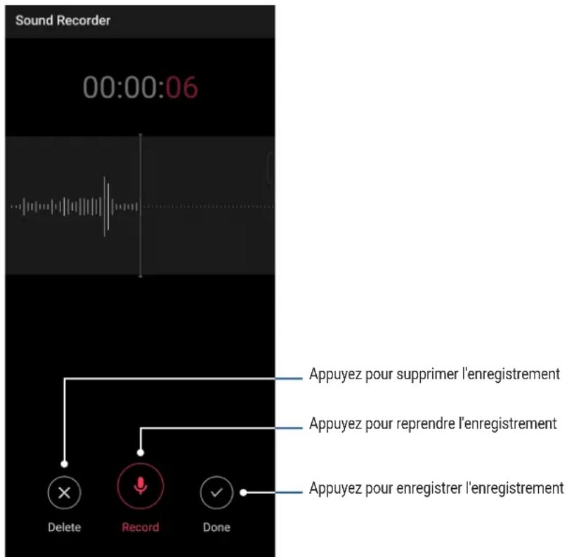 ASUS ROG Phone 9 - Suspendre un enregistrement - 1