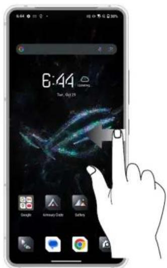 ASUS ROG Phone 9 - Naviguer entre plusieurs pages ou écrans - 1