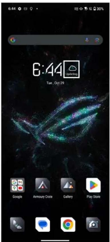 ASUS ROG Phone 9 - Ouvrir l'application Météo - 1