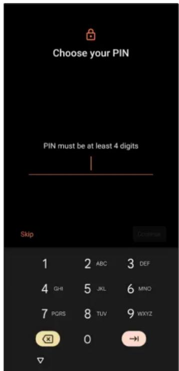 ASUS ROG Phone 9 - Code PIN - 1