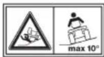 Castelgarden XDC 180 HD - HAZARD OF EJECTED OBJECTS - 3
