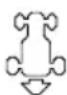 Castelgarden XDC 180 HD - - Antriebspedal (hydrostatischer Antrieb) (Abb. 10.J) - 7