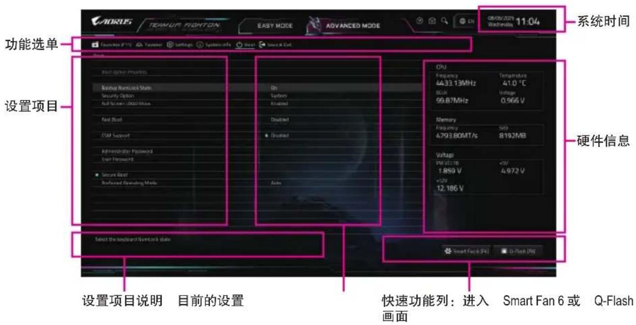 GIGABYTE X870I AORUS PRO ICE - Advanced Mode - 1
