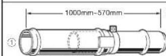Toyotomi FF55 - SET VERLENGTHUKKEN - 1